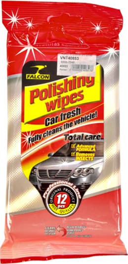 Салфетки Falcon Polishing Wipes 88997048 из нетканого материала 12 шт