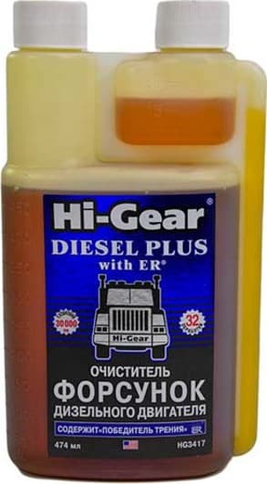 Очисник форсунок для дизеля Hi-Gear з ER, 474 мл (hg3417)