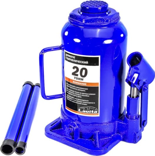 Домкрат Lavita бутылочный гидравлический 20 т LA JNS-20