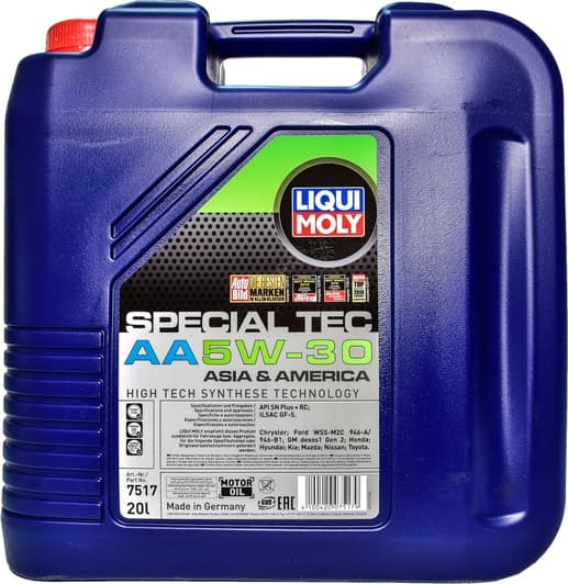 Liqui Moly Special Tec AA 5W-30 (20 л) моторное масло