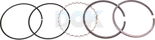 011 58 N2 Mahle Комплект поршневих кілець