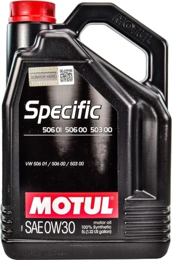Motul Specific 506 01 506 00 503 00 0W-30 (5 л) моторна олива