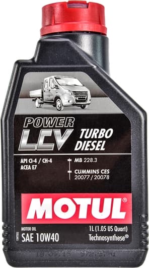 Motul Power LCV Turbo Diesel 10W-40 (1 л) моторное масло