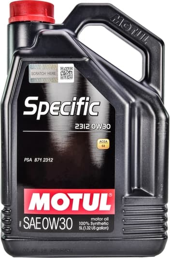 Motul Specific 2312 0W-30 (5 л) моторное масло