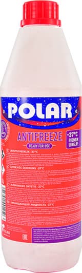 Polar Premium Long Life G12 червоний -37 °C готовий антифриз