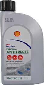 Готовый антифриз Shell Premium G11 сине-зеленый -38 °C Готовый антифриз Shell Premium G11 сине-зеленый -38 °C
