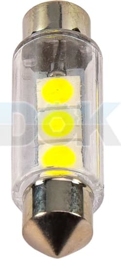 Автолампа Solar C10W SV8,5 прозрачная ls255p