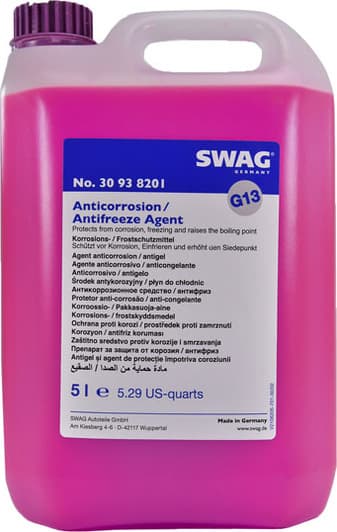 SWAG G13 фіалковий 5 л (30938201) концентрат антифризу