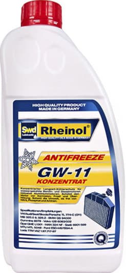 SWD Rheinol GW-11 G11 синий концентрат антифриза