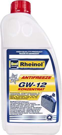 SWD Rheinol GW-12 G12 красный концентрат антифриза