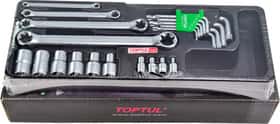 Набор инструментов Toptul GAAT2302 1/2", 1/4" 23 ед. Набор инструментов Toptul GAAT2302 1/2", 1/4" 23 ед.