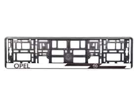 Рамка номерного знака Winso 000163 цвет черный на Opel Рамка номерного знака Winso 000163 цвет черный на Opel