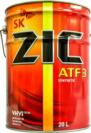 ZIC ATF 3 (20 л) трансмиссионное масло