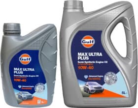 Моторна олива Gulf MAX Ultra Plus 10W-40 напівсинтетична Моторна олива Gulf MAX Ultra Plus 10W-40 напівсинтетична