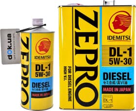 Моторна олива Idemitsu Zepro Diesel DL-1 5W-30 напівсинтетична Моторна олива Idemitsu Zepro Diesel DL-1 5W-30 напівсинтетична