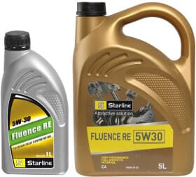 Моторна олива Starline Fluence RE 5W-30 синтетична Моторна олива Starline Fluence RE 5W-30 синтетична