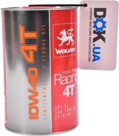 Моторна олива 4Т Wolver Four Stroke Racing 10W-40 напівсинтетична Моторна олива 4Т Wolver Four Stroke Racing 10W-40 напівсинтетична