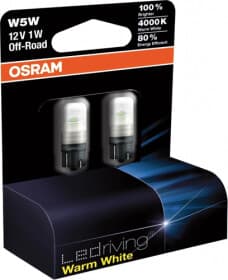 Автолампа Osram LEDriving Premium W5W W2,1x9,5d 1 W белая 2850WW-02B Автолампа Osram LEDriving Premium W5W W2,1x9,5d 1 W белая 2850WW-02B