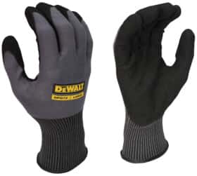 Перчатки рабочие DeWALT нейлоновые с нитриловым покрытием черные Перчатки рабочие DeWALT нейлоновые с нитриловым покрытием черные