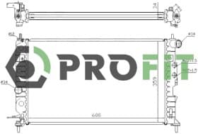 Радіатор охолодження двигуна Радіатор охолодження двигуна