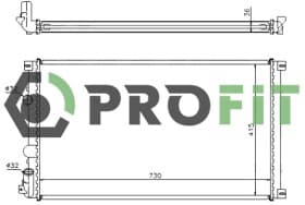 Радиатор охлаждения двигателя Радиатор охлаждения двигателя