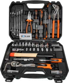Набор инструментов Neo Tools 08-684 1/2", 1/4" 56 ед. Набор инструментов Neo Tools 08-684 1/2", 1/4" 56 ед.