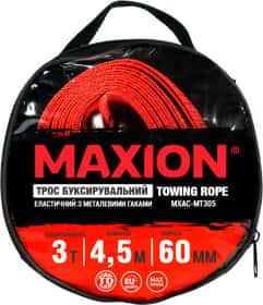 Трос буксирувальний Maxion MXAC-MT305 стрічка 3 т 5 м Трос буксирувальний Maxion MXAC-MT305 стрічка 3 т 5 м