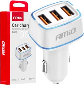 USB зарядка в авто Amio 03889 USB зарядка в авто Amio 03889