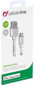Кабель CellularLine USBDATACMFIIPH5W USB - Apple Lightning 1 м Кабель CellularLine USBDATACMFIIPH5W USB - Apple Lightning 1 м