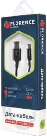 Кабель Florence Technic FL-2204-2-KT USB - USB type-C 2 м Кабель Florence Technic FL-2204-2-KT USB - USB type-C 2 м