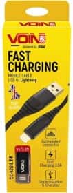 Кабель Voin CC-4201LBK USB - Apple Lightning 1 м Кабель Voin CC-4201LBK USB - Apple Lightning 1 м