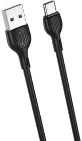 Кабель XO NB200 NB200-TC-BK USB - type-C 1 м Кабель XO NB200 NB200-TC-BK USB - type-C 1 м