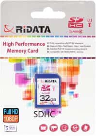 Карта пам’яті RiDATA SDHC 32 ГБ Карта пам’яті RiDATA SDHC 32 ГБ
