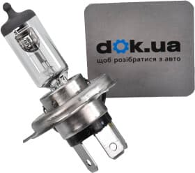 Автолампа Renault / Dacia H4 P43t-38 55 W 60 W прозрачная 7703097171 Автолампа Renault / Dacia H4 P43t-38 55 W 60 W прозрачная 7703097171