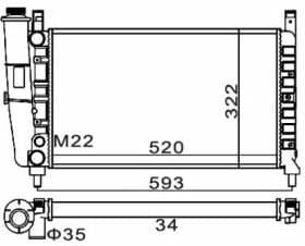 Радиатор охлаждения двигателя Радиатор охлаждения двигателя