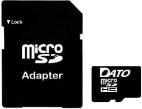 Карта пам’яті Dato microSDHC 4 ГБ з SD-адаптером Карта пам’яті Dato microSDHC 4 ГБ з SD-адаптером