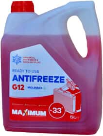 Готовый антифриз Maximum Anti-Freeze G12 красный -33 °C Готовый антифриз Maximum Anti-Freeze G12 красный -33 °C