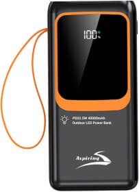 Повербанк Aspiring Light 40 40000 mAh 22.5 Вт Повербанк Aspiring Light 40 40000 mAh 22.5 Вт