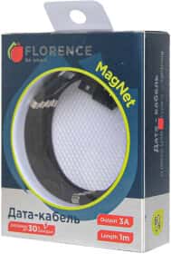 Кабель Florence MagNet FL-2202-KT USB - USB type-C 1 м Кабель Florence MagNet FL-2202-KT USB - USB type-C 1 м