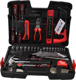 Набор инструментов Top Tools 38D535 1/4", 3/8" 100 ед. Набор инструментов Top Tools 38D535 1/4", 3/8" 100 ед.