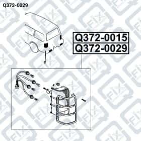 Задний фонарь Q-Fix q3720029 Задний фонарь Q-Fix q3720029