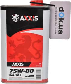 Трансмиссионное масло Axxis GL-4+ GL-5 75W-80 Трансмиссионное масло Axxis GL-4+ GL-5 75W-80