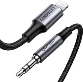 Кабель Ugreen US315 UGR-70509 Apple Lightning - 3.5 (Male) 1 м Кабель Ugreen US315 UGR-70509 Apple Lightning - 3.5 (Male) 1 м