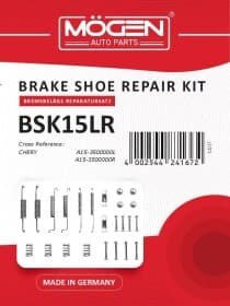 Монтажний комплект барабанних гальмівних колодок Mogen bsk15lr Монтажний комплект барабанних гальмівних колодок Mogen bsk15lr