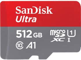 Карта памяти SanDisk Ultra microSDXC 512 ГБ с SD-адаптером Карта памяти SanDisk Ultra microSDXC 512 ГБ с SD-адаптером