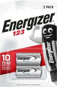 Батарейка Energizer CR123A CR123A 3 V 2 шт Батарейка Energizer CR123A CR123A 3 V 2 шт