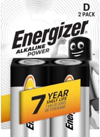 Батарейка Energizer Alkaline Power LR20AP D 1,5 V 2 шт Батарейка Energizer Alkaline Power LR20AP D 1,5 V 2 шт