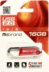 Флешка Mibrand Aligator 16 ГБ MI20AL16U7DR Флешка Mibrand Aligator 16 ГБ MI20AL16U7DR