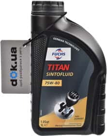 Трансмісійна олива Fuchs Titan Sintofluid GL-4 / 5 75W-80 синтетична Трансмісійна олива Fuchs Titan Sintofluid GL-4 / 5 75W-80 синтетична
