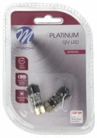 Автолампа M-TECH Platinum W5W W2,1x9,5d 2,5 W TULB805W Автолампа M-TECH Platinum W5W W2,1x9,5d 2,5 W TULB805W